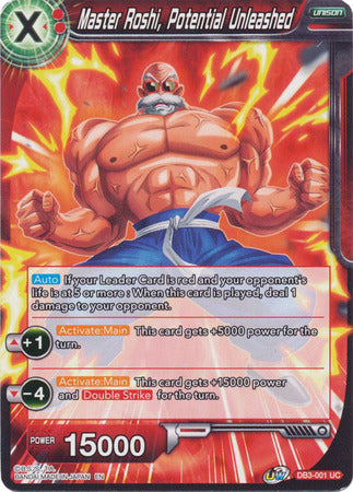Maestro Roshi, Potencial desatado (DB3-001) [Fuerza gigante] 