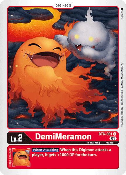DemiMeramon [BT6-001] [Doble Diamante] 