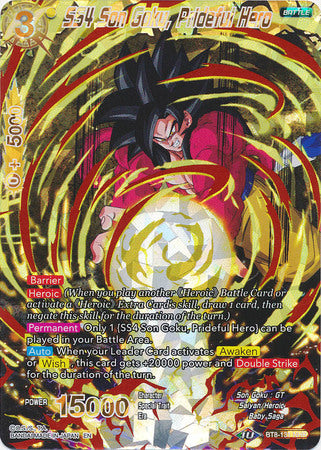 SS4 Son Goku, héroe orgulloso (BT8-131) [Maquinaciones maliciosas] 