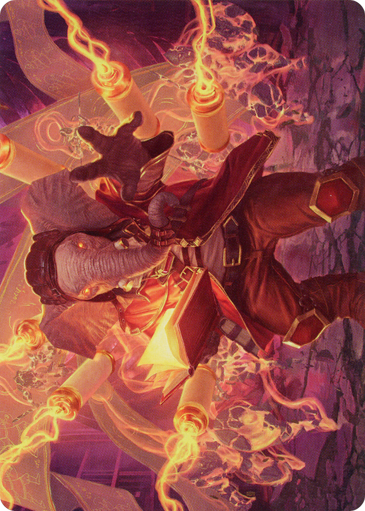 Quintorius, Loremaster Art Card (52) [Serie de arte March of the Machine] 