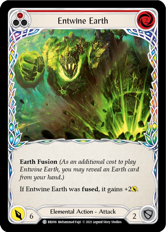 Entwine Earth (Rojo) [BRI016] (Tales of Aria Briar Blitz Deck) 1.ª edición Normal 