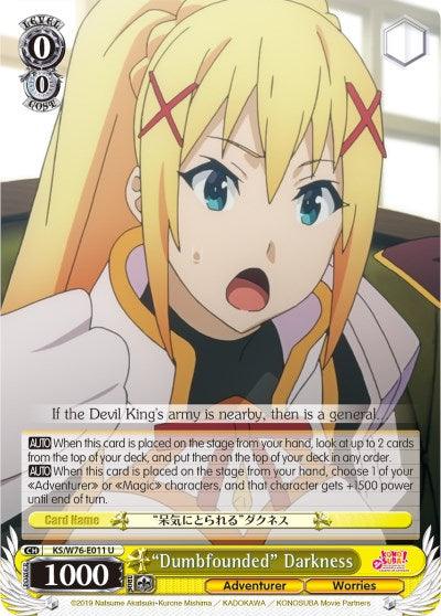 "Dumbfounded" Darkness (KS/W76-E011 U) [KonoSuba The Movie: Legend of Crimson] - Blue Jay's Cauldron