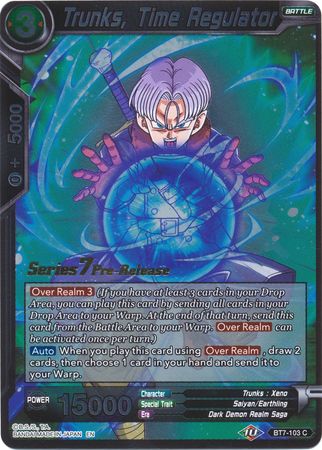 Trunks, Regulador de tiempo (BT7-103_PR) [Promociones de presentación de Assault of the Saiyans] 
