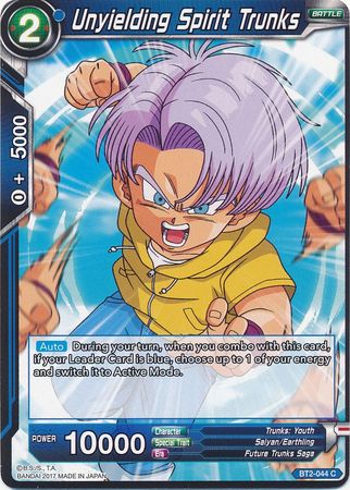 Trunks de espíritu inquebrantable (BT2-044) [Union Force] 