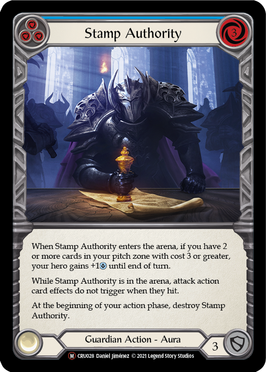 Stamp Authority [U-CRU028] (Crucible of War Unlimited) Lámina arcoíris ilimitada 