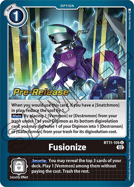Fusionize [BT11-105] [Promociones de prelanzamiento de la fase dimensional] 
