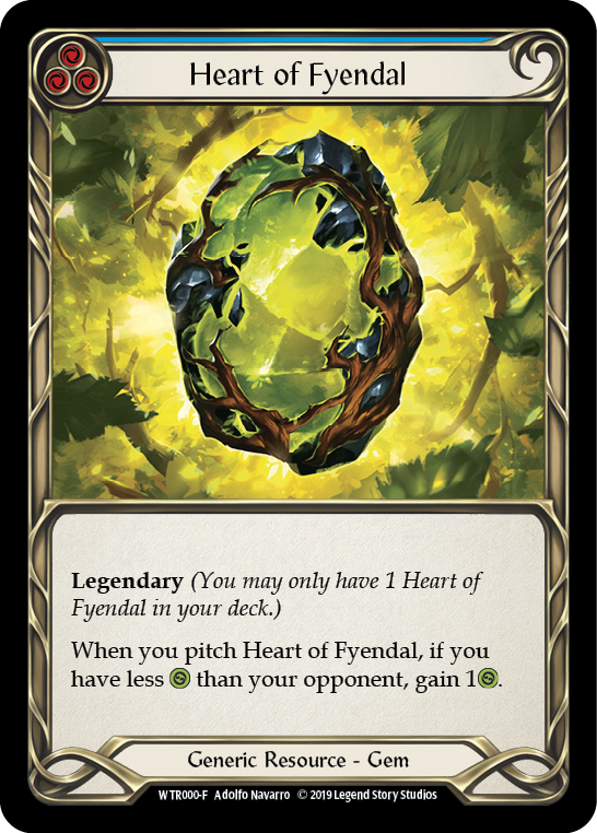 Corazón de Fyendal [WTR000-F] (Bienvenido a Rathe) Lámina fría Alpha Print 