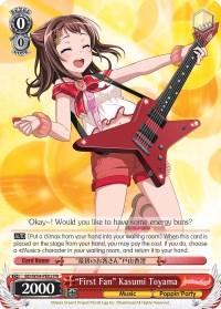 "First Fan" Kasumi Toyama (BD/W54-PE02 PR) (Promo) [BanG Dream! Girls Band Party!] - Blue Jay's Cauldron