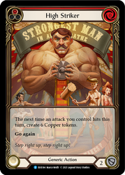 High Striker (Rojo) [EVR164] (Everfest) 1.a edición Lámina arcoíris de arte extendido 