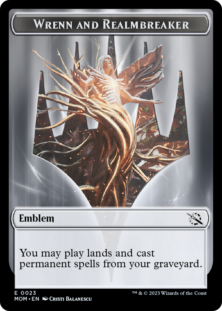 Emblema de Wrenn y Realmbreaker [Fichas de la Marcha de la Máquina] 