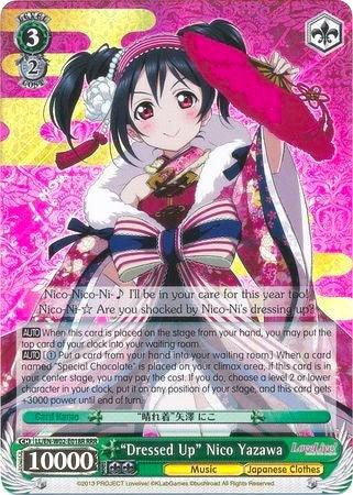 "Dressed Up" Nico Yazawa (LL/EN-W02-E018R RRR) [Love Live! DX Vol.2] - Blue Jay's Cauldron