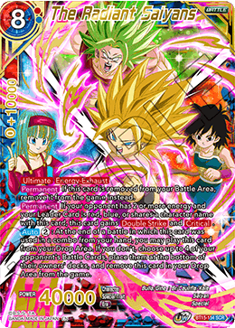 Los Saiyajin Radiantes (BT15-154) [Enfrentamiento de Saiyajin] 