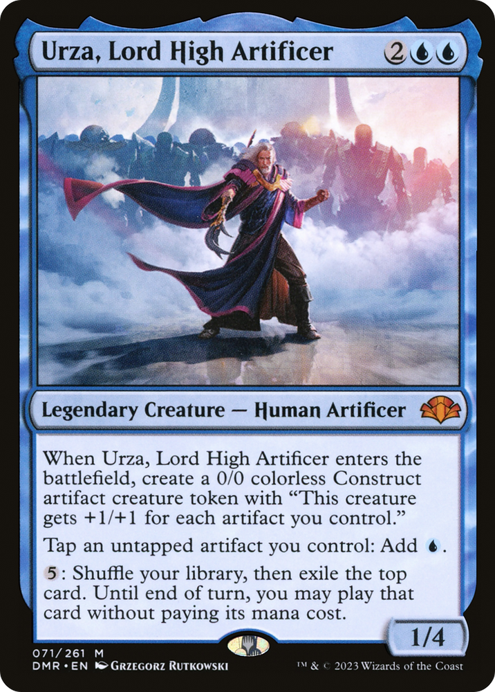 Urza, Señor Alto Artífice [Dominaria Remastered] 