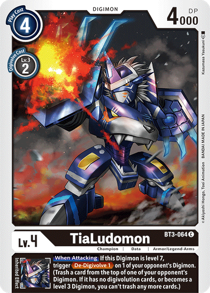 TiaLudomon [BT3-064] [Lanzamiento de refuerzo especial Ver.1.5] 