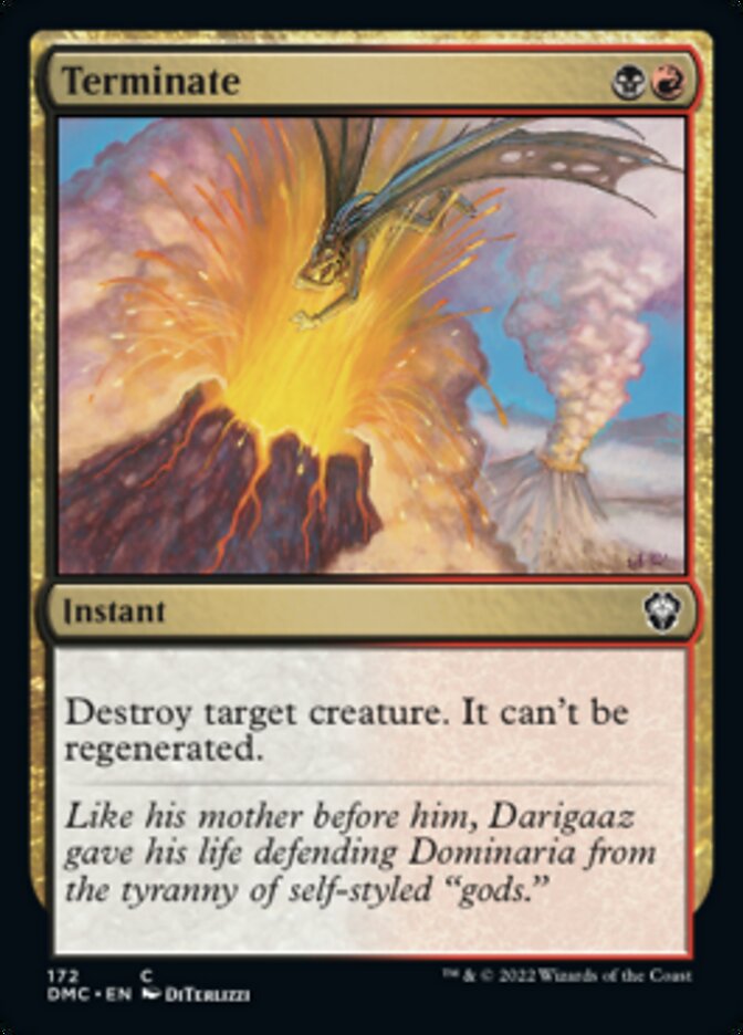 Terminar con [Dominaria United Commander] 