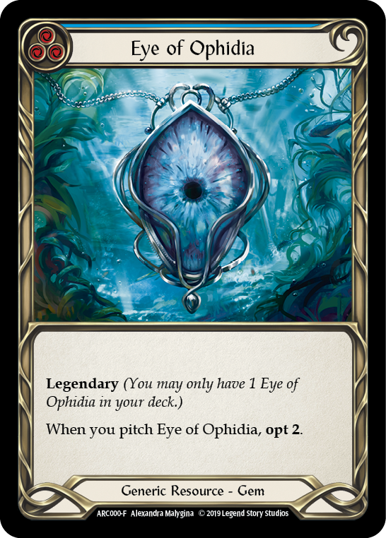 Ojo de Ophidia [ARC000-F] (Arcane Rising) 1.ª edición Cold Foil 