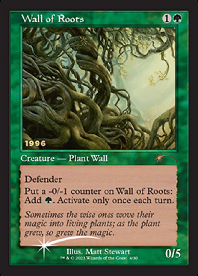 Wall of Roots [Promociones del 30.º aniversario] 
