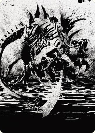 Tarjeta artística Karumonix, el Rey Rata [Phyrexia: All Will Be One Art Series] 