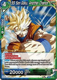SS Son Goku, Otra oportunidad (BT9-097) [Promociones de presentación de Universal Onslaught] 