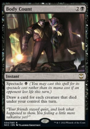 Body Count (paquete promocional) [Calles de las nuevas promociones de Capenna Commander] 