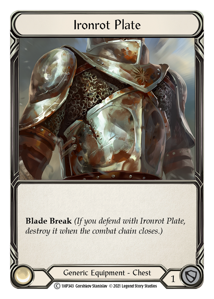 Placa Ironrot [1HP343] (Paquete histórico 1) 