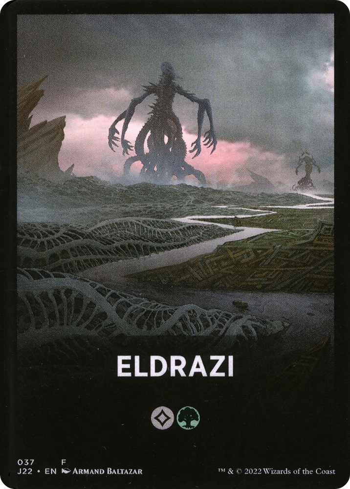 Tarjeta temática de Eldrazi [Tarjetas frontales Jumpstart 2022] 