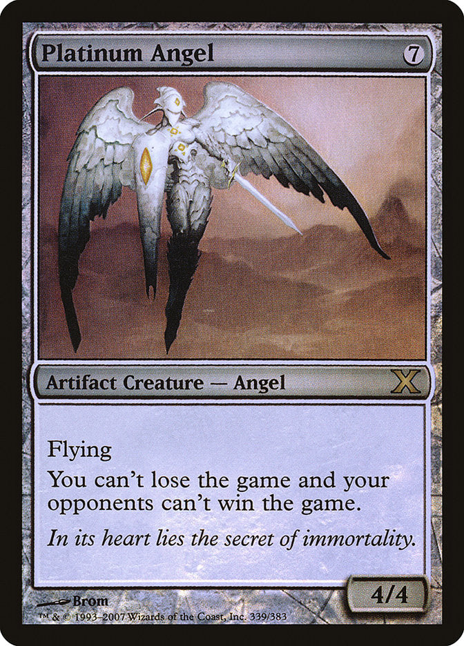Ángel de platino (lámina premium) [Décima edición] 