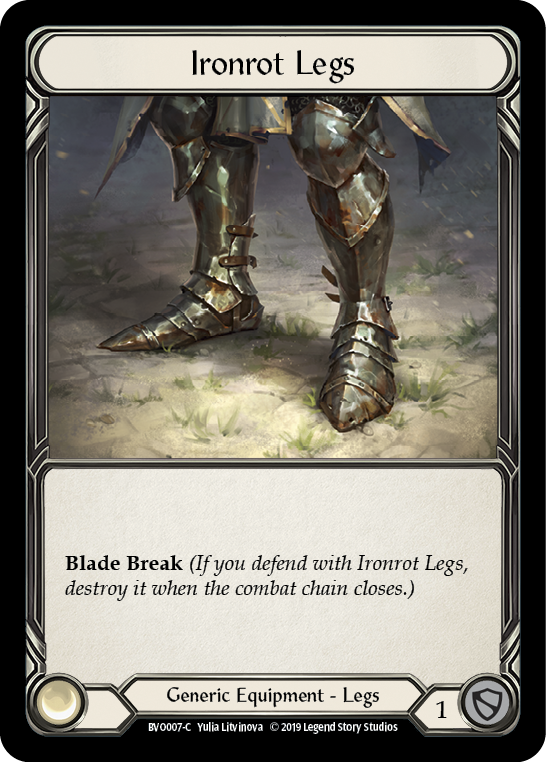 Ironrot Legs [BVO007-C] (Bravo Hero Deck) 1.ª edición Normal 