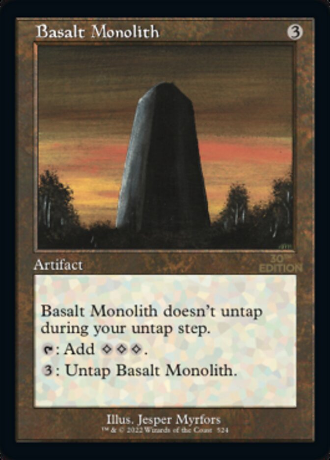 Monolito de basalto (retro) [Edición del 30 aniversario] 