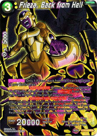 Frieza, de regreso del infierno (SPR) (BT5-091) [Renacimiento milagroso] 