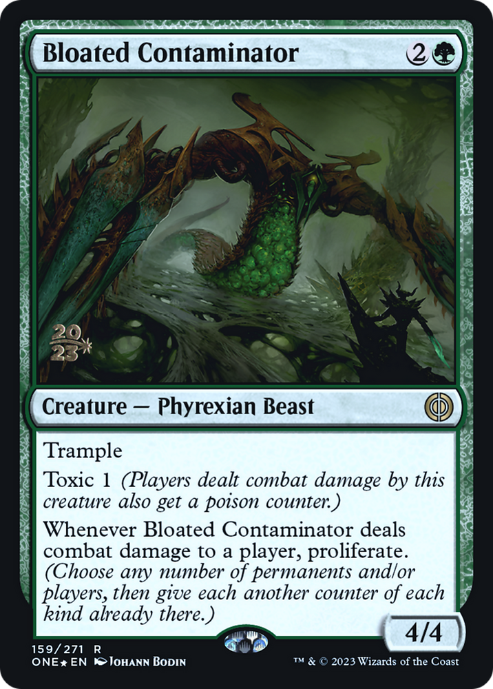 Contaminador hinchado [Phyrexia: Promociones de presentación Todo será uno] 