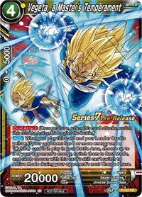Vegeta, el temperamento de un maestro (arte alternativo) (P-137) [Promociones de presentación de Assault of the Saiyans] 