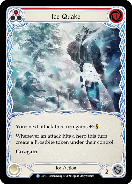 Ice Quake (Rojo) [ELE151] (Tales of Aria) 1.ª edición Normal 