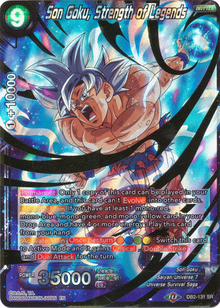 Son Goku, Fuerza de Leyenda (DB2-131) [Multiverso Divino] 