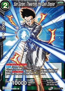Son Goten, Frustrando el Imperio Oscuro (Poco común) (BT13-127) [Rivalidad Suprema] 