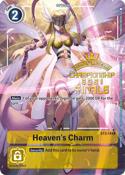 Heaven's Charm [ST3-14] (Paquete de evolución del domador de las finales del campeonato 2021) [Starter Deck: Heaven's Yellow Promos] 