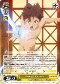 "Freeze" Kazuma (KS/W55-E030 C) [KonoSuba 2] - Blue Jay's Cauldron