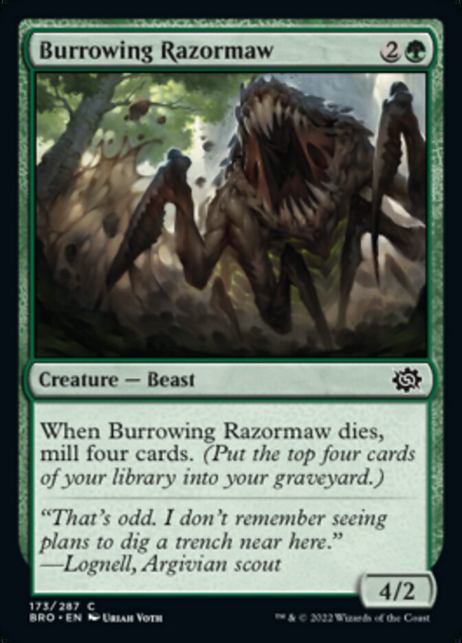 Madriguera Razormaw [La guerra de los hermanos] 