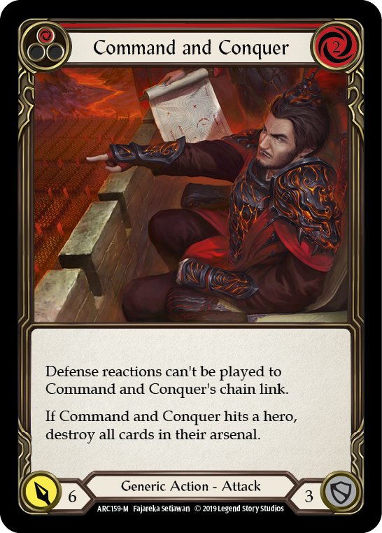 Command and Conquer [ARC159-M] (Arcane Rising) 1.ª edición Lámina arcoíris 