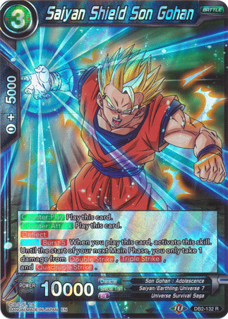 Escudo Saiyan Son Gohan (DB2-132) [Multiverso Divino] 