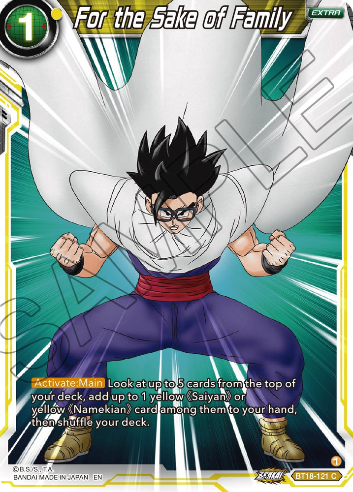Por el bien de la familia (BT18-121) [Dawn of the Z-Legends] 