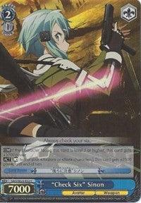 "Check Six" Sinon (SAO/SE23-E32 C) (Parallel Foil) [Sword Art Online II] - Blue Jay's Cauldron