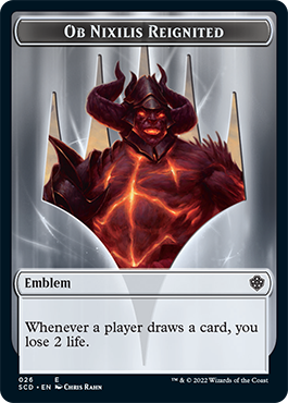 Ob Nixilis Reignited // Ob Nixilis Reignited Ficha de doble cara [Mazos Starter Commander] 