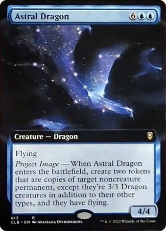 Dragón Astral (Arte Extendido) [Commander Legends: Batalla por Baldur's Gate] 