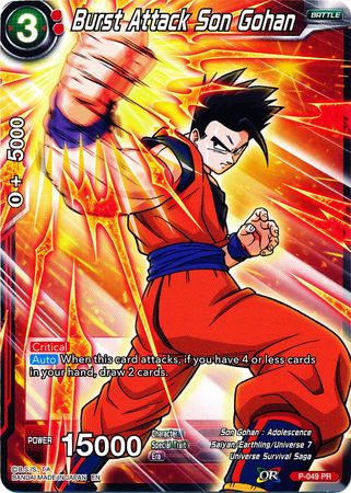 Burst Attack Son Gohan (Arte alternativo) (P-049) [Conjunto especial de aniversario] 
