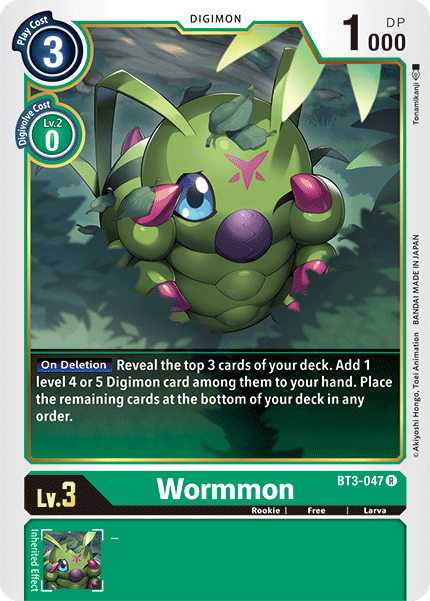 Wormmon [BT3-047] [Lanzamiento de refuerzo especial Ver.1.5] 