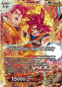 Super Saiyan Son Goku // SSG Son Goku, Oleada de Divinidad (EX09-03) [Saiyan Surge] 