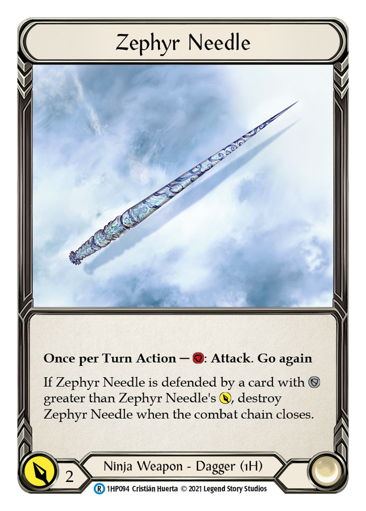 Aguja Zephyr (derecha) [1HP094] (Paquete histórico 1) 