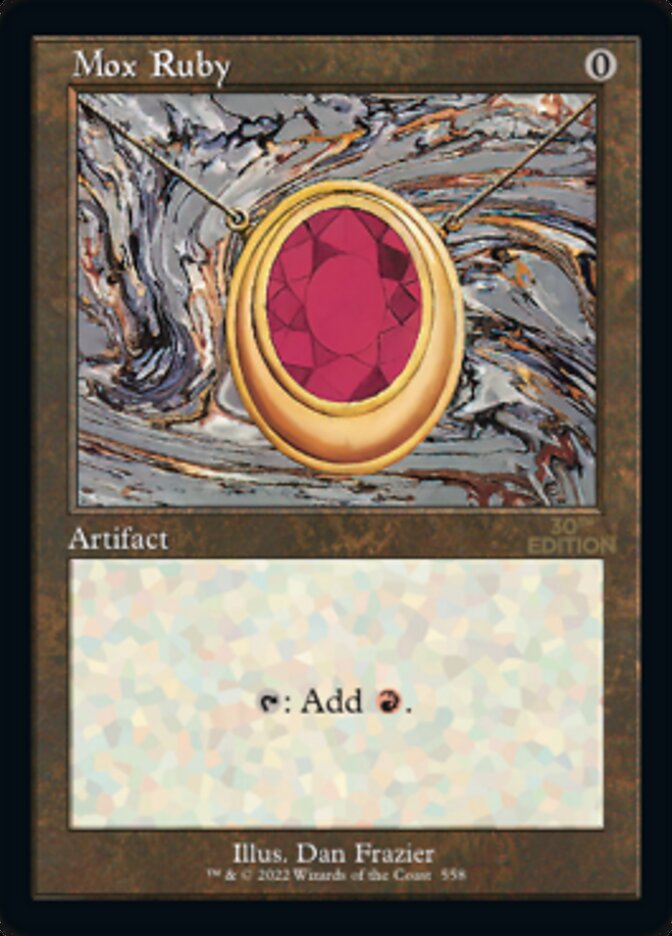 Mox Ruby (Retro) [Edición del 30 aniversario] 