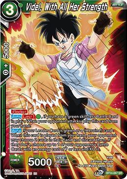 Videl, con todas sus fuerzas (BT14-067) [Espíritus cruzados] 